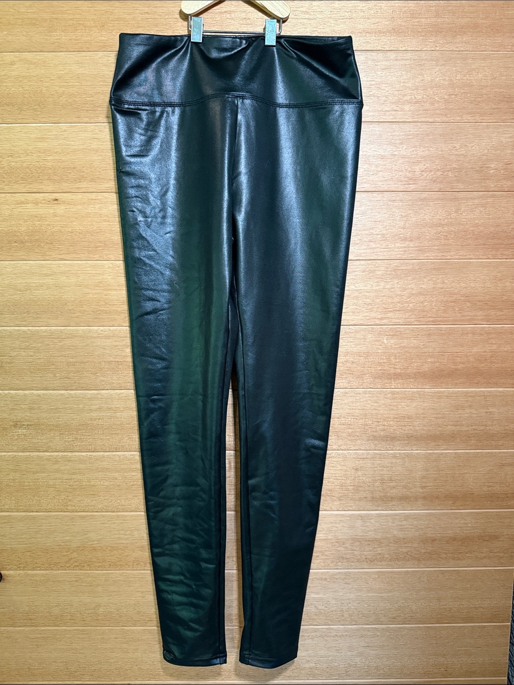 Wild Fable High-Waist Faux Leather Leggings - Black - Size S